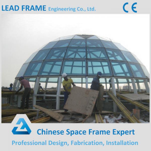 Customized Light Steel Truss Space Frame Structral Building Glass Dome #1 image
