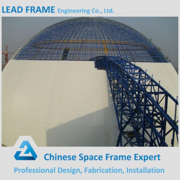 Galvanized Steel Leadframe Made Dome Coal Yard Prefabricated Steel Roof Frame #1 image