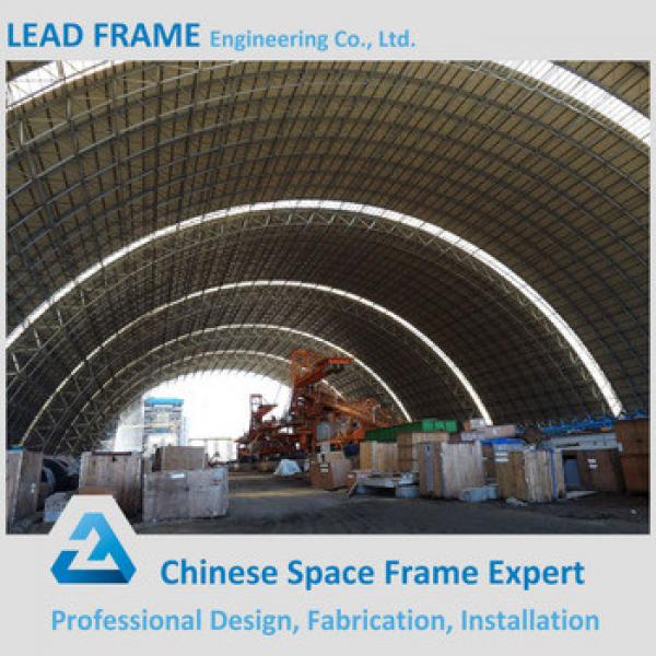 Prefabricated design Stainless steel space frame coal storage shed #1 image