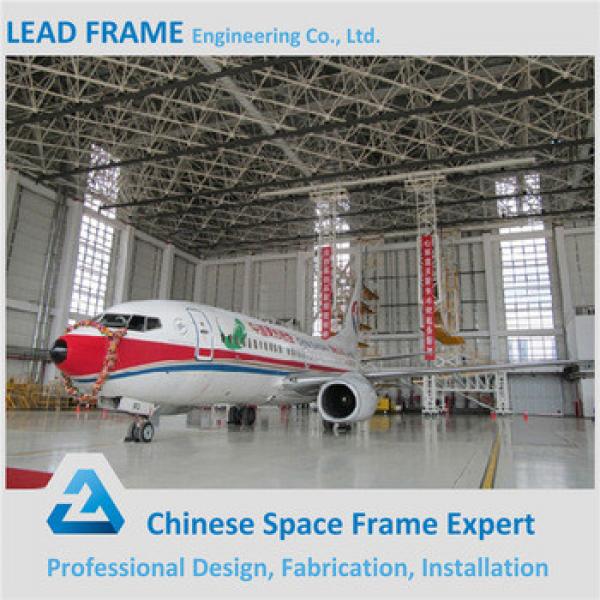 Windproof Customized Space Frame Steel Aircraft Hangar Buildings for Sale #1 image