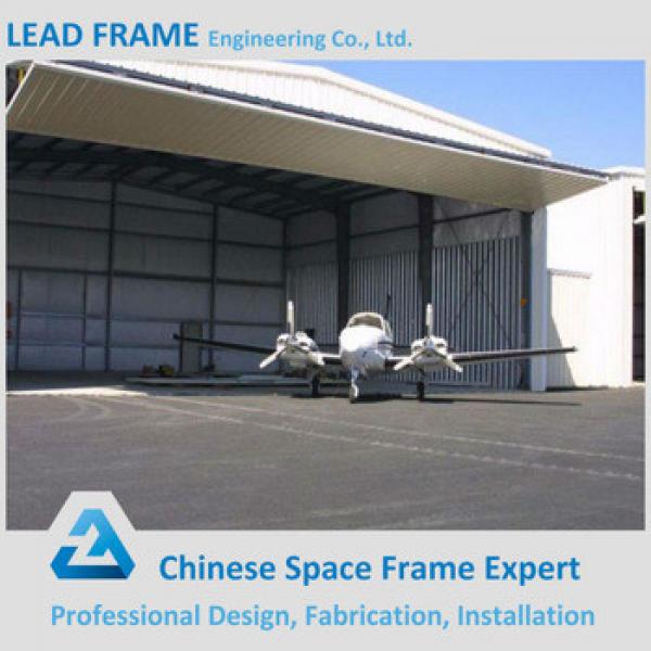 Economical steel frame roof structure aircraft hangar #1 image