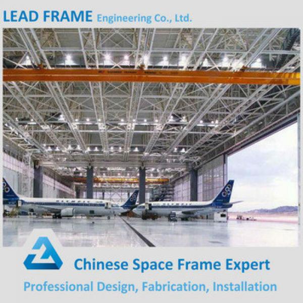 Steel Space Frame Aircraft Hangar for Airport Maintenance Center #1 image