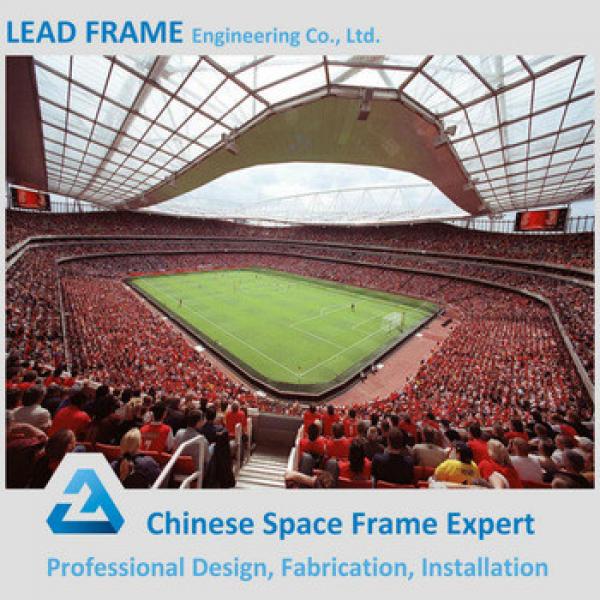 Long span steel space frame canopy for stadium bleacher #1 image