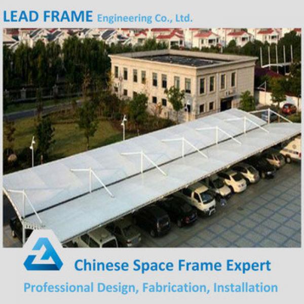 Prefab Waterproof Galvanized Steel Frame Car Canopies Shed Truss #1 image