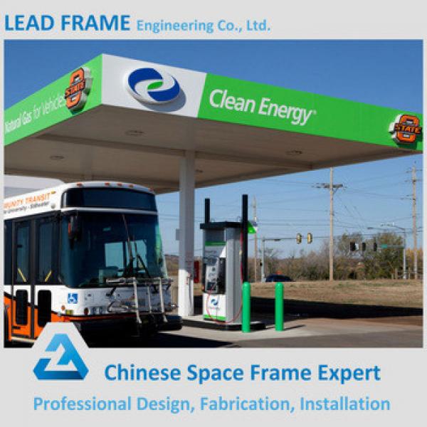 Prefabricated Steel Structure Space Frame Service Station #1 image