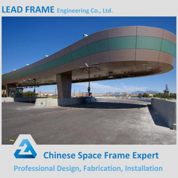 High quality prefabricated service station canopy metal roof #1 image