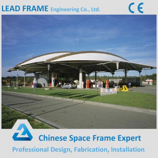 easy assemble steel structure space frame for gas station canopy #1 image