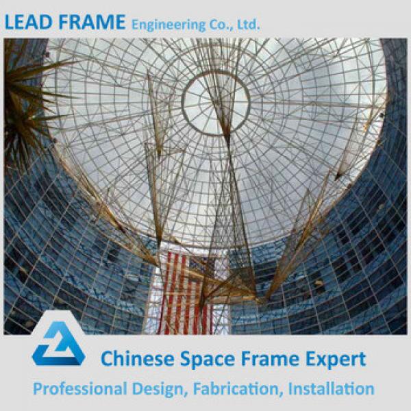 Stong Steel Space Frame Structure Tempered Glass Dome Skylight #1 image