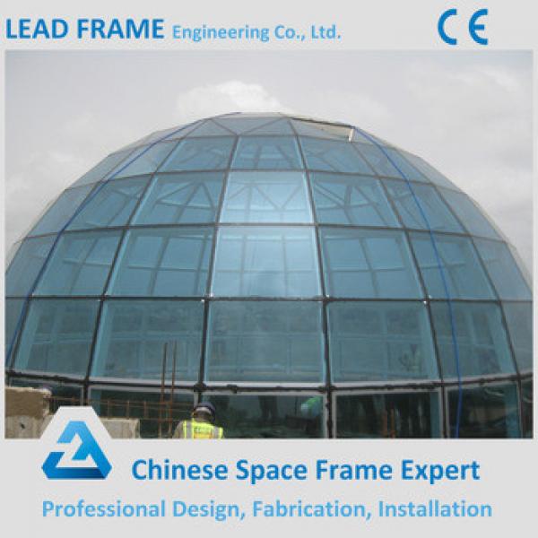 Lightweight steel building tempered glass dome #1 image