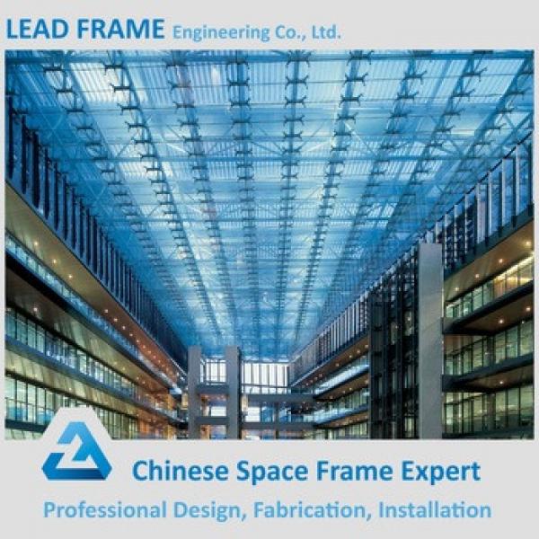 Customized Glass Atrium Roof For Steel Structure Building #1 image