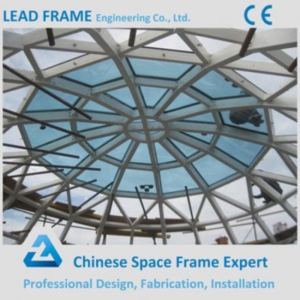 Prefab Glass Skylight Dome Roof With Space Frame Structure #1 image
