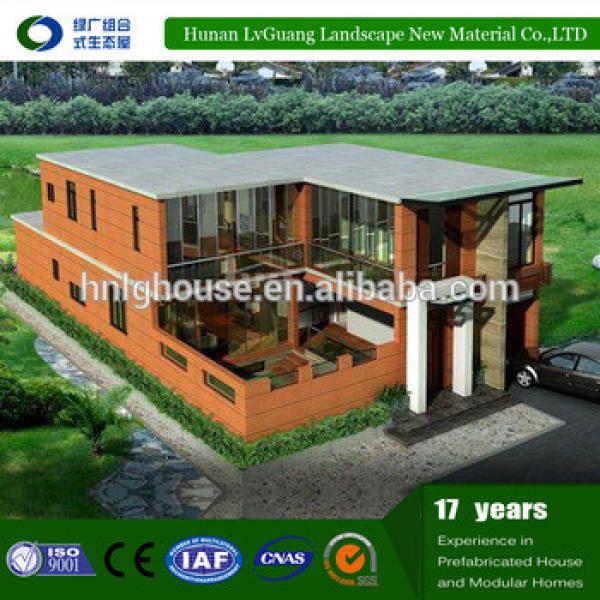 high quality prefabricated big house cambodia steel prefab house #1 image
