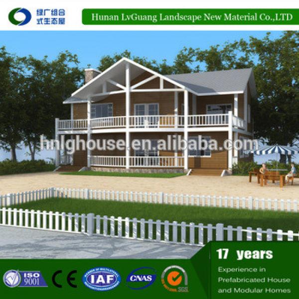 prefabricated house,light steel frame villa ,cabins prefab house #1 image