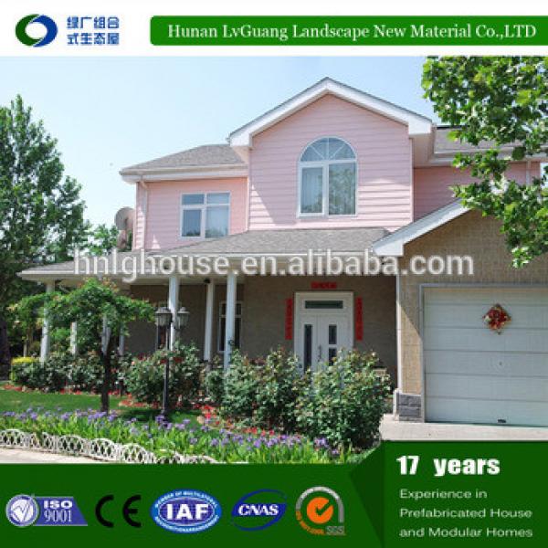 China fast construction energy saving low cost prefab wood house in Iraq #1 image